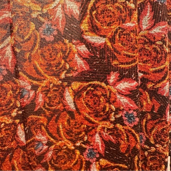 NWT LulaRoe Lindsay Roses Sheer Open Front Cardigan Batwing Kimono Short Duster - Picture 5 of 14